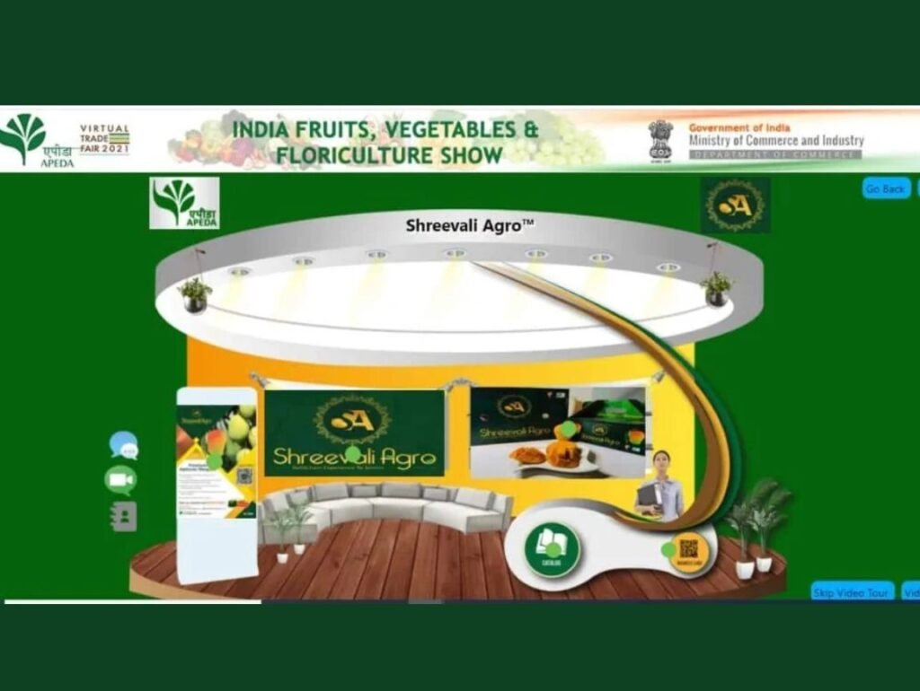 #ShreevaliAgro at #APEDA Virtual Trade Fair (#VTF)